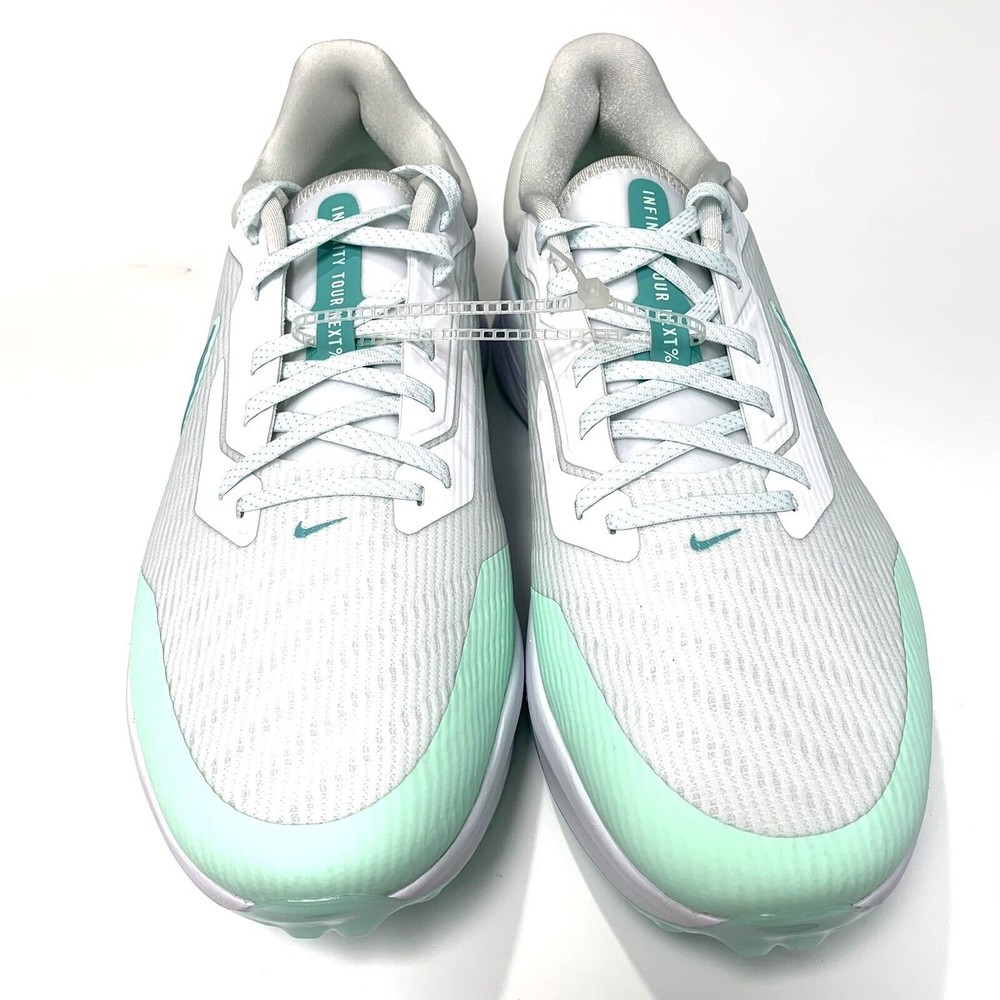 Mens Nike Air Zoom Infinity Tour NEXT% White/Washed Teal DM8446-143 Size 10 WIDE - Picture 3 of 6